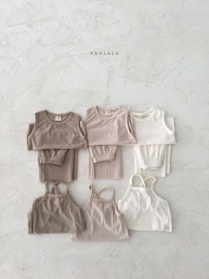 LALA - Korean Children Fashion - #Kfashion4kids - Pleats Top Bottom Set - 9