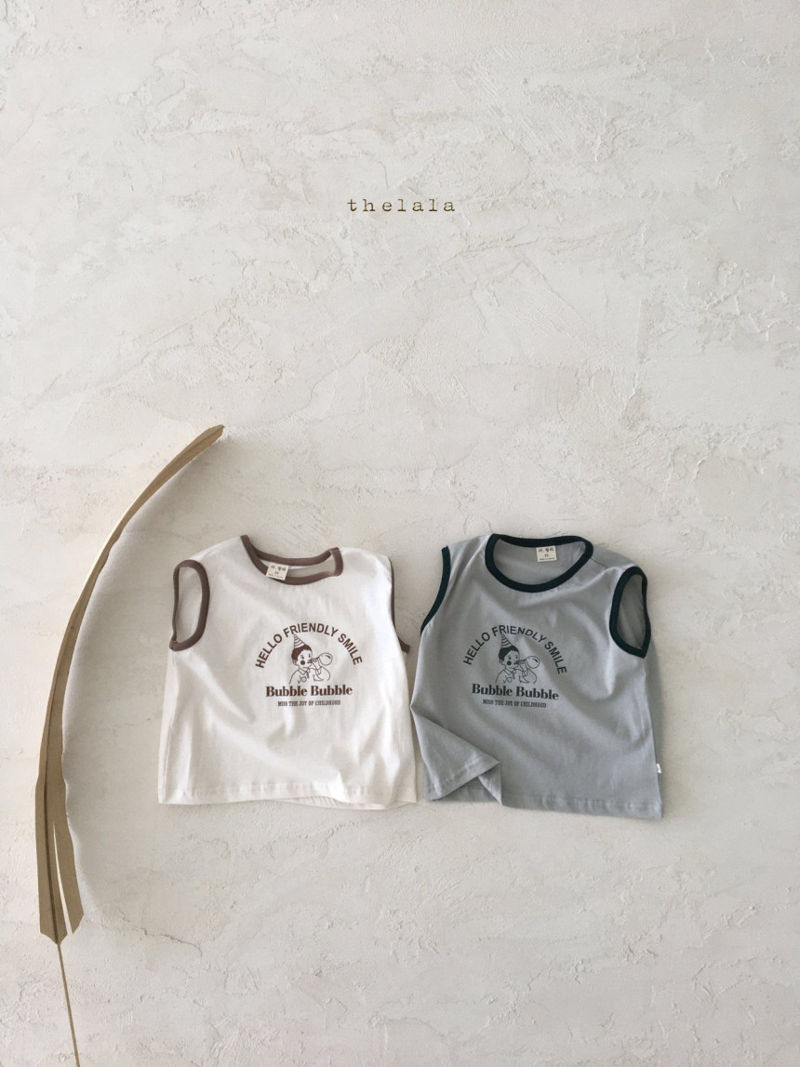 LALA - Korean Children Fashion - #Kfashion4kids - Bubble Sleeveless