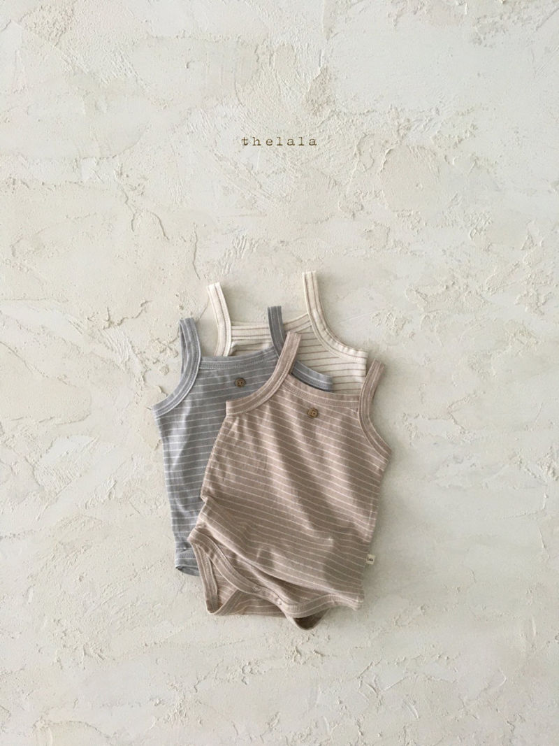 LALA - Korean Children Fashion - #Kfashion4kids - May Stripes Bodysuit - 10