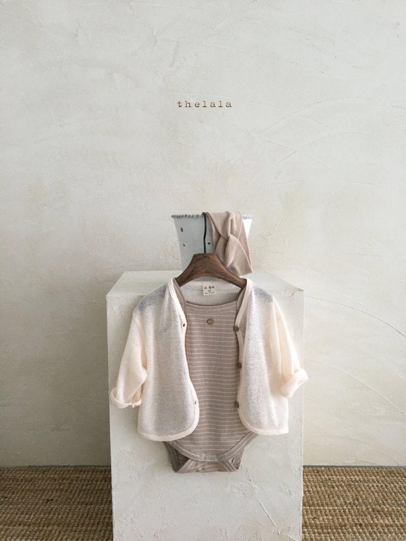 LALA - Korean Children Fashion - #Kfashion4kids - May Stripes Bodysuit - 2