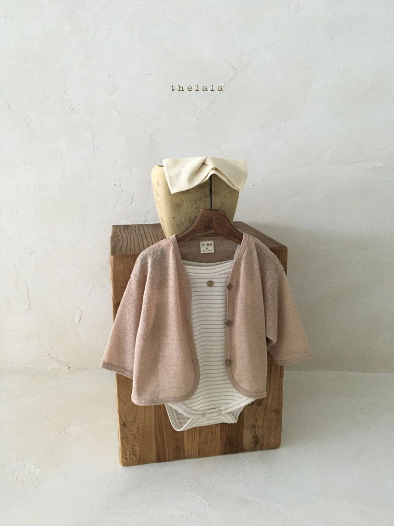 LALA - Korean Children Fashion - #Kfashion4kids - May Stripes Bodysuit - 3