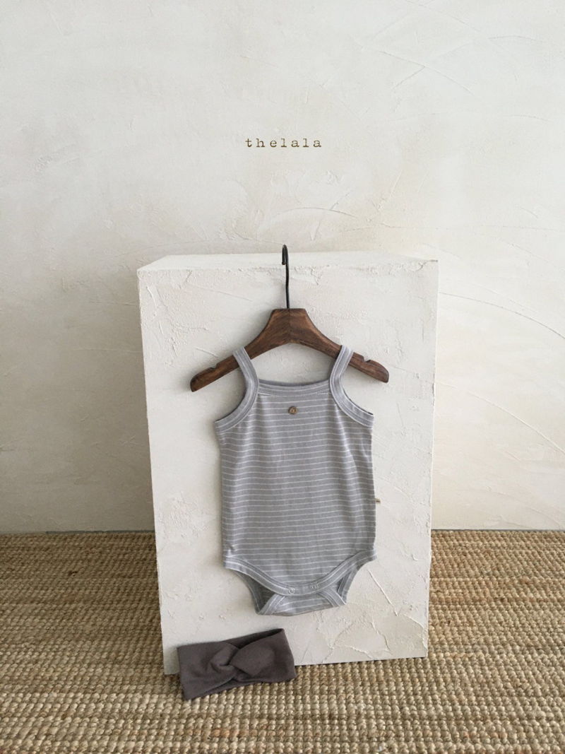 LALA - Korean Children Fashion - #Kfashion4kids - May Stripes Bodysuit - 4