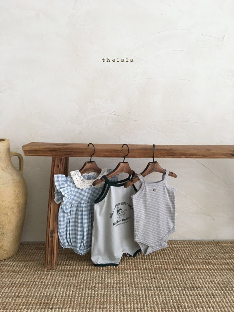 LALA - Korean Children Fashion - #Kfashion4kids - May Stripes Bodysuit - 6