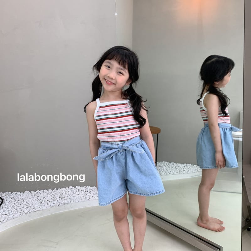 LALABONGBONG - Korean Children Fashion - #Kfashion4kids - Yuru Stripes Tee - 10
