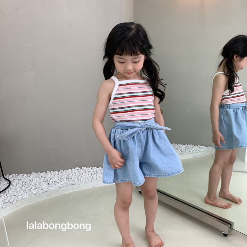 LALABONGBONG - Korean Children Fashion - #Kfashion4kids - Yuru Stripes Tee - 11