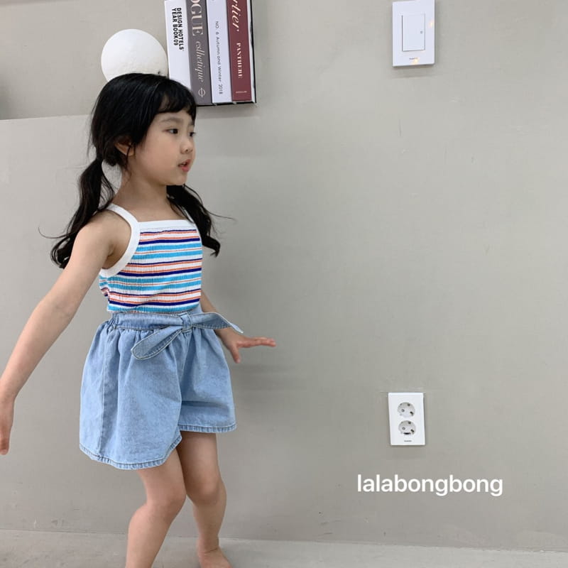 LALABONGBONG - Korean Children Fashion - #Kfashion4kids - Yuru Stripes Tee - 2