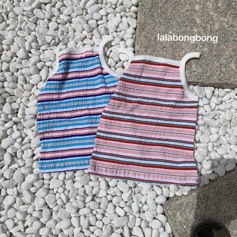 LALABONGBONG - Korean Children Fashion - #Kfashion4kids - Yuru Stripes Tee - 3