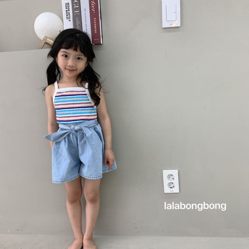 LALABONGBONG - Korean Children Fashion - #Kfashion4kids - Yuru Stripes Tee - 6