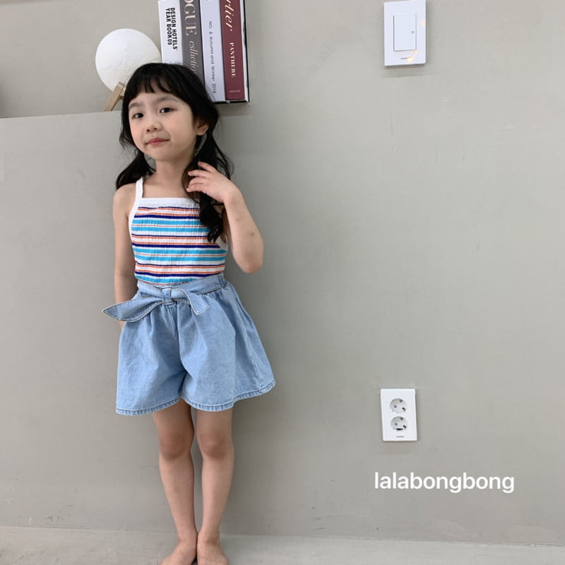 LALABONGBONG - Korean Children Fashion - #Kfashion4kids - Yuru Stripes Tee - 7