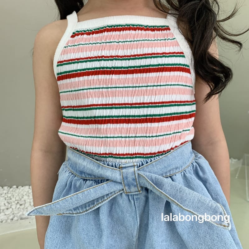 LALABONGBONG - Korean Children Fashion - #Kfashion4kids - Yuru Stripes Tee - 8