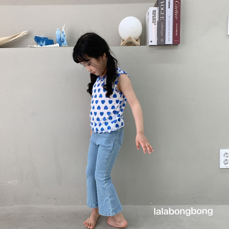 LALABONGBONG - Korean Children Fashion - #Kfashion4kids - Heart Wave Tee