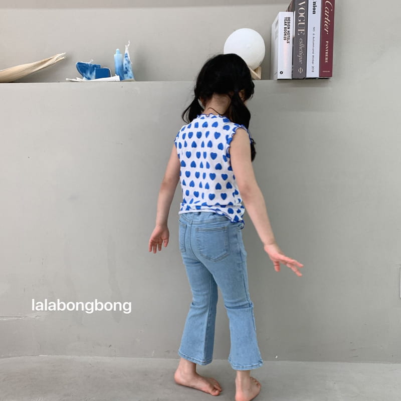 LALABONGBONG - Korean Children Fashion - #Kfashion4kids - Heart Wave Tee - 12