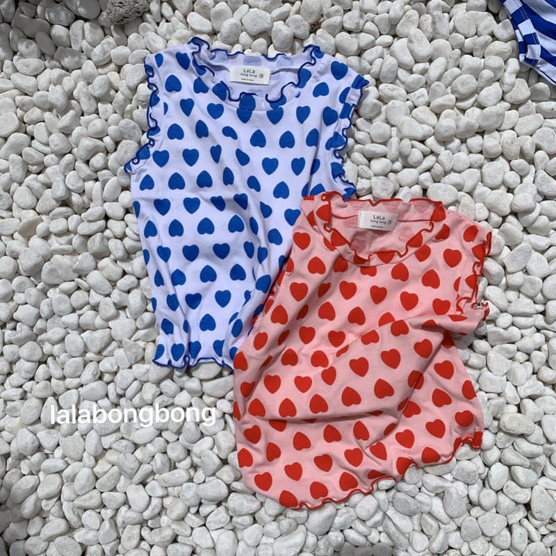 LALABONGBONG - Korean Children Fashion - #Kfashion4kids - Heart Wave Tee - 3