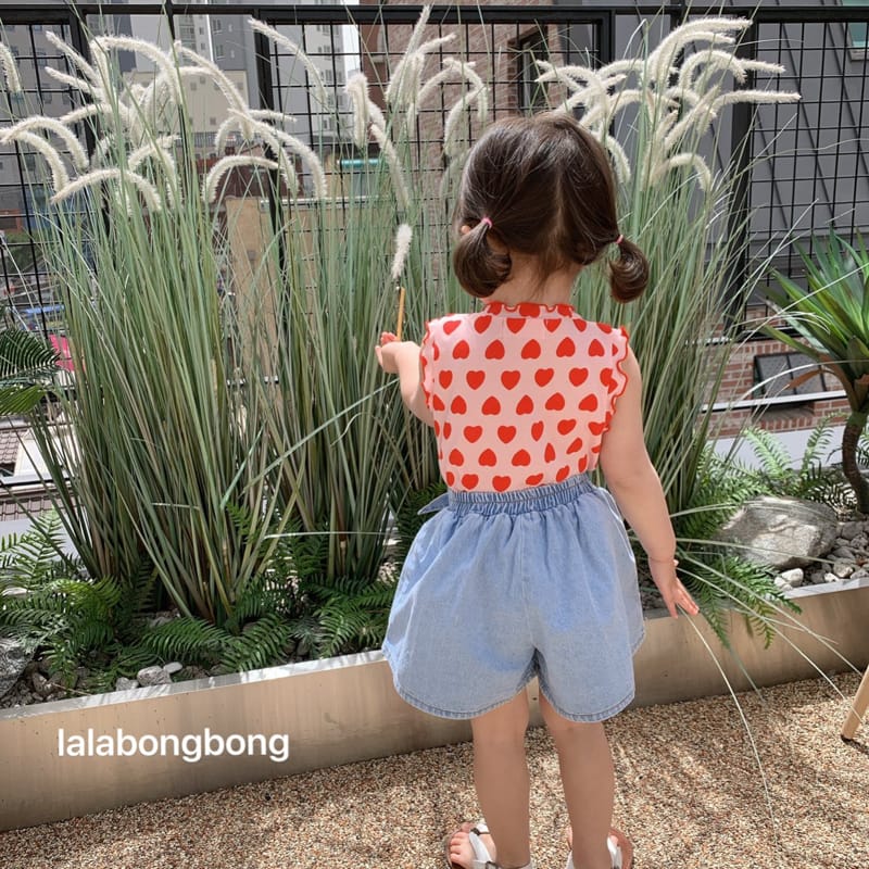 LALABONGBONG - Korean Children Fashion - #Kfashion4kids - Heart Wave Tee - 4