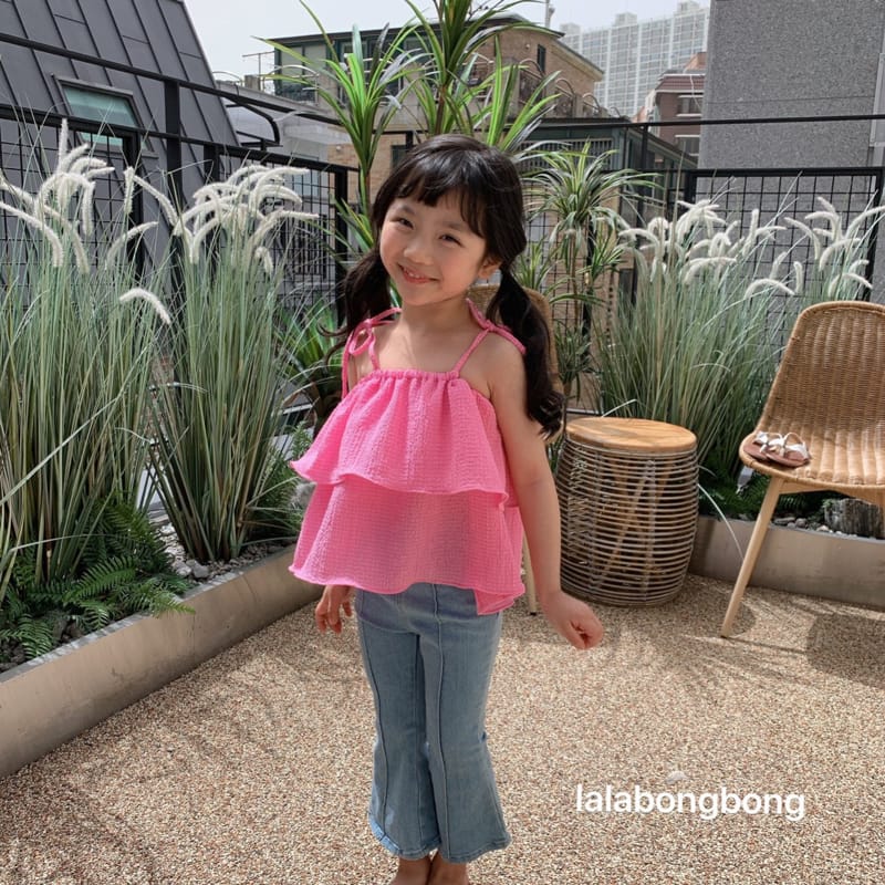 LALABONGBONG - Korean Children Fashion - #Kfashion4kids - Denim Pintuck Bootscut Pants - 12