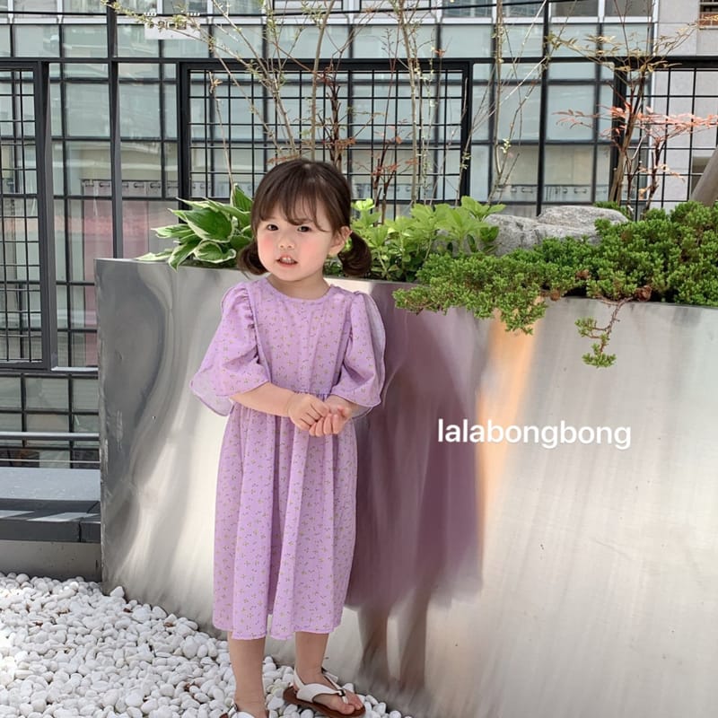 LALABONGBONG - Korean Children Fashion - #Kfashion4kids - Tulip Sleeves One-piece - 12