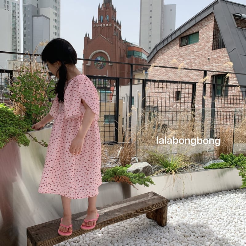 LALABONGBONG - Korean Children Fashion - #Kfashion4kids - Tulip Sleeves One-piece - 6