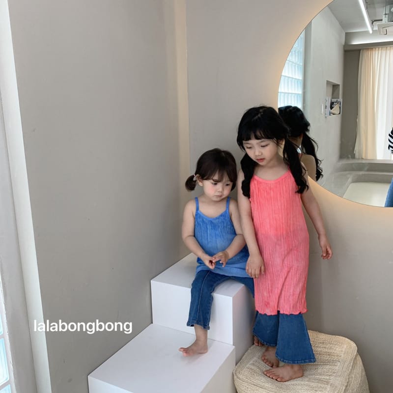 LALABONGBONG - Korean Children Fashion - #Kfashion4kids - Pleats One-piece - 3