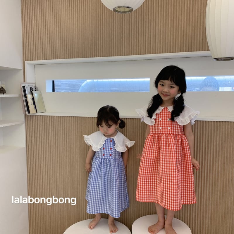 LALABONGBONG - Korean Children Fashion - #Kfashion4kids - Dubble Button One-piece