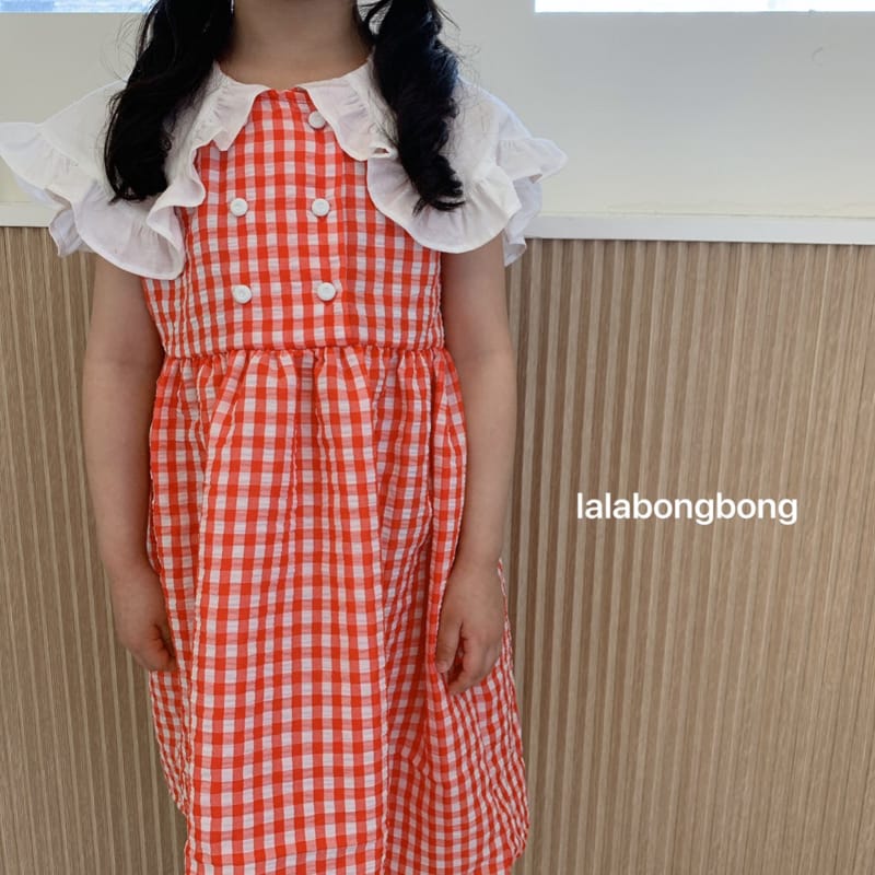 LALABONGBONG - Korean Children Fashion - #Kfashion4kids - Dubble Button One-piece - 11