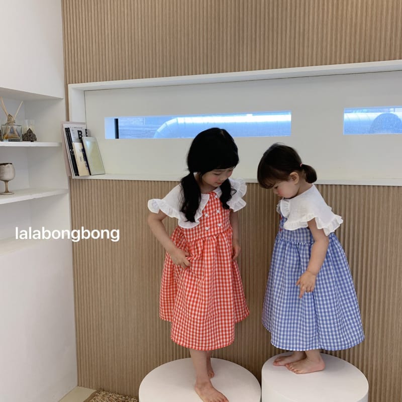 LALABONGBONG - Korean Children Fashion - #Kfashion4kids - Dubble Button One-piece - 4