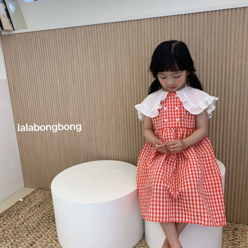 LALABONGBONG - Korean Children Fashion - #Kfashion4kids - Dubble Button One-piece - 6