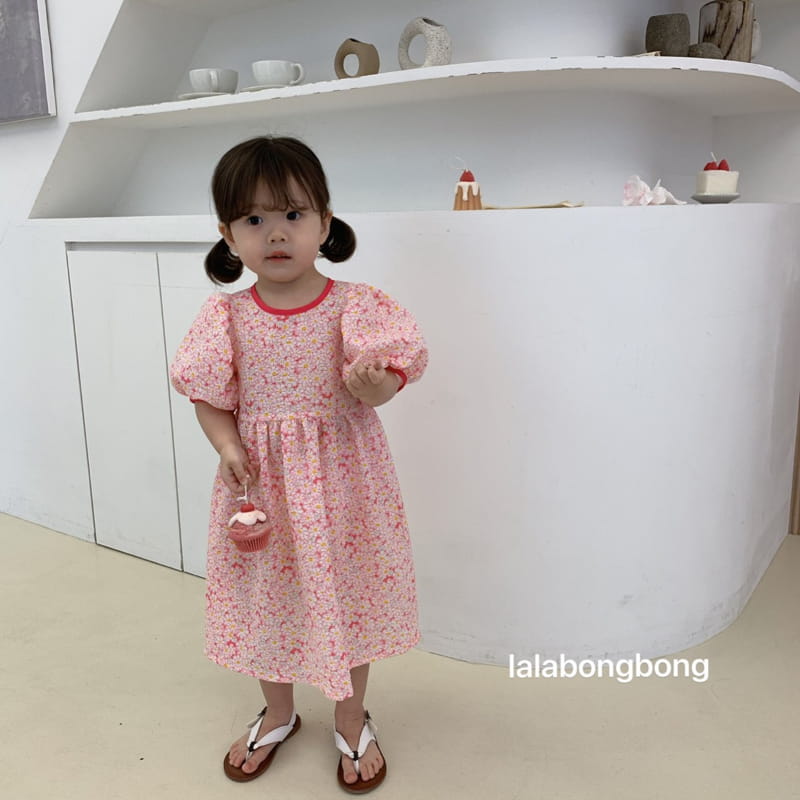 LALABONGBONG - Korean Children Fashion - #Kfashion4kids - Flower Slit One-piece - 10