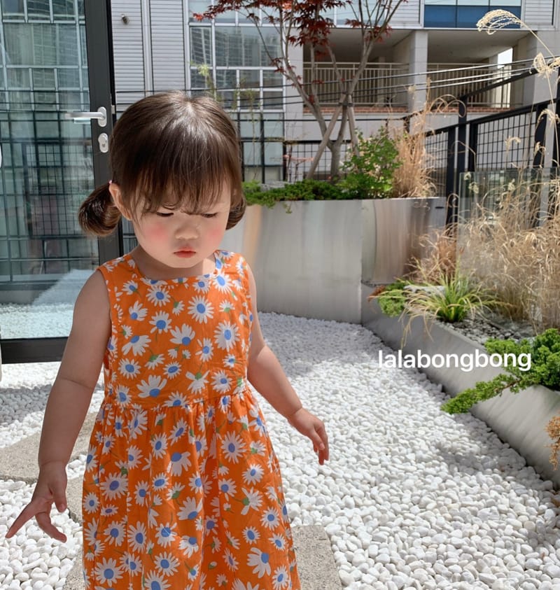 LALABONGBONG - Korean Children Fashion - #Kfashion4kids - Fanta FlowerOne-piece - 12