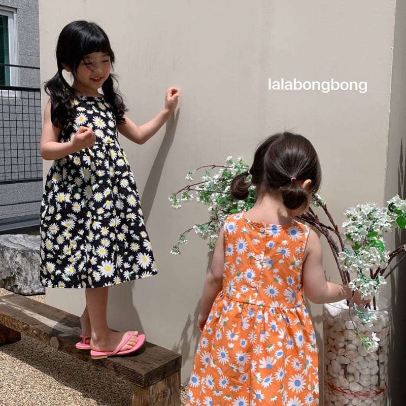 LALABONGBONG - Korean Children Fashion - #Kfashion4kids - Fanta FlowerOne-piece - 6