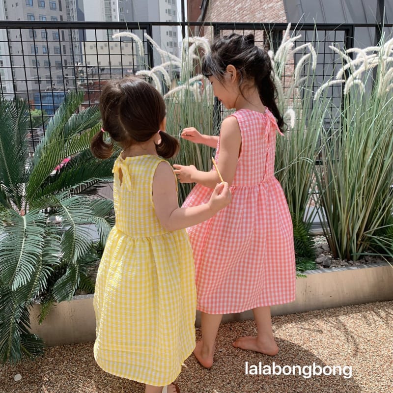 LALABONGBONG - Korean Children Fashion - #Kfashion4kids - Ribbon One-piece - 4