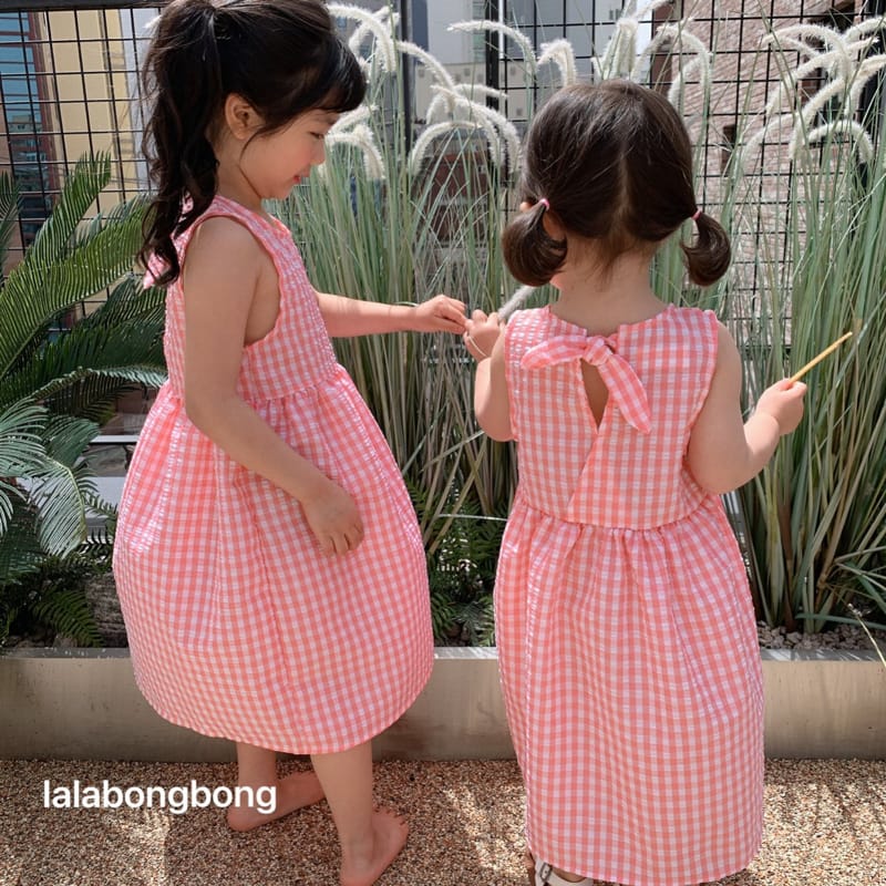 LALABONGBONG - Korean Children Fashion - #Kfashion4kids - Ribbon One-piece - 6