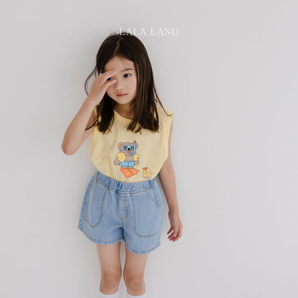 LALALAND - Korean Children Fashion - #Kfashion4kids - Scuba Sleeveless - 4