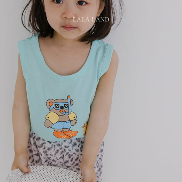 LALALAND - Korean Children Fashion - #Kfashion4kids - Scuba Sleeveless - 6