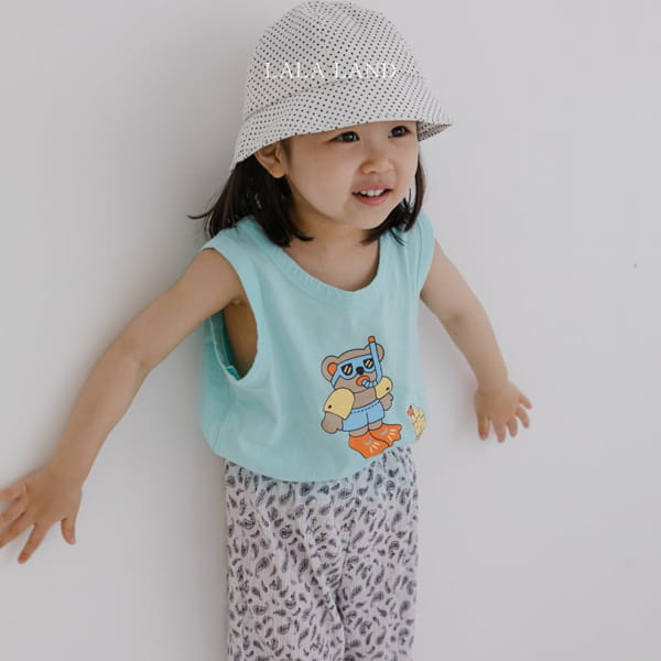 LALALAND - Korean Children Fashion - #Kfashion4kids - Scuba Sleeveless - 7