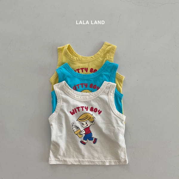 LALALAND - Korean Children Fashion - #Kfashion4kids - Witty Boy Sleeveless - 3
