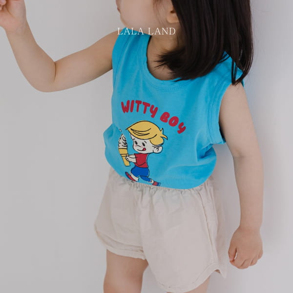 LALALAND - Korean Children Fashion - #Kfashion4kids - Witty Boy Sleeveless - 5