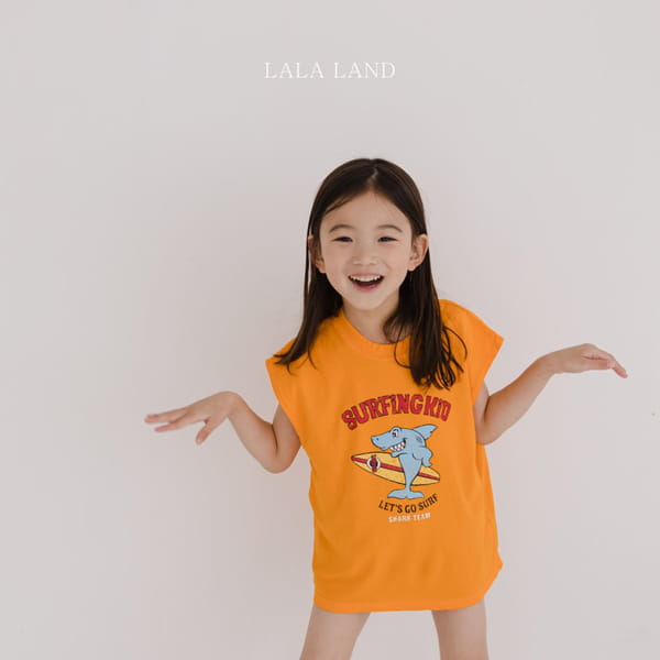 LALALAND - Korean Children Fashion - #Kfashion4kids - Shark Dunk Sleeveless