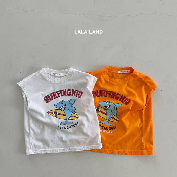 LALALAND - Korean Children Fashion - #Kfashion4kids - Shark Dunk Sleeveless - 2