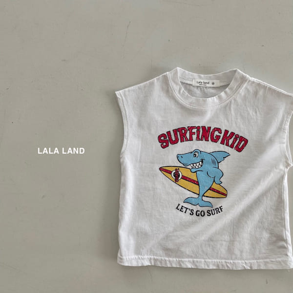 LALALAND - Korean Children Fashion - #Kfashion4kids - Shark Dunk Sleeveless - 3