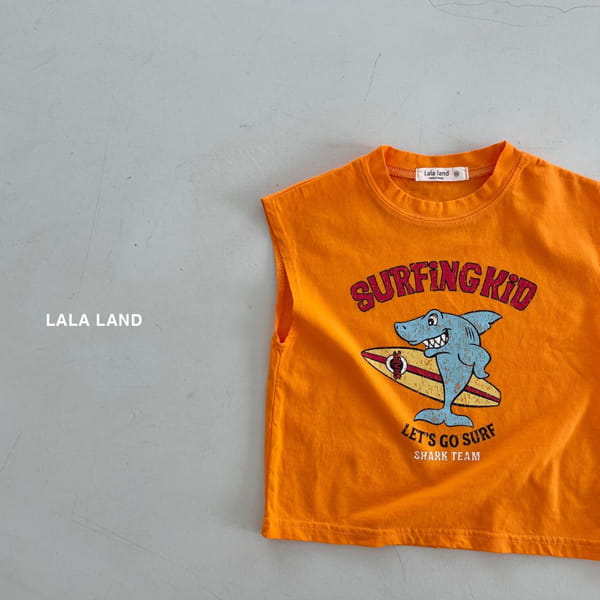 LALALAND - Korean Children Fashion - #Kfashion4kids - Shark Dunk Sleeveless - 4