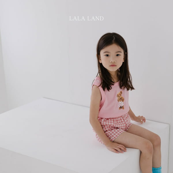 LALALAND - Korean Children Fashion - #Kfashion4kids - Bban Jju Bear Top Bottom Set - 8