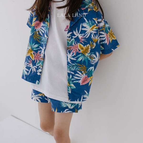 LALALAND - Korean Children Fashion - #Kfashion4kids - Aloha Shirt Bottom Set - 6