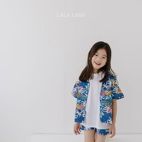 LALALAND - Korean Children Fashion - #Kfashion4kids - Aloha Shirt Bottom Set - 7