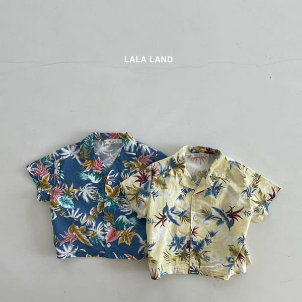 LALALAND - Korean Children Fashion - #Kfashion4kids - Aloha Shirt Bottom Set - 9