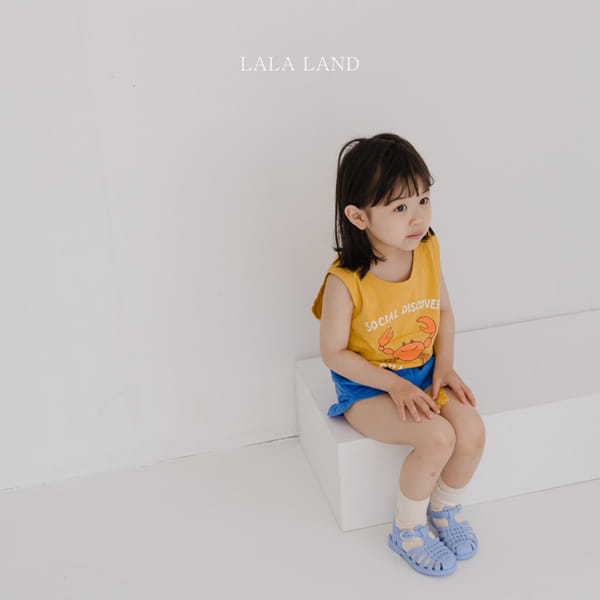 LALALAND - Korean Children Fashion - #Kfashion4kids - Blue Crab Sleeveless - 10