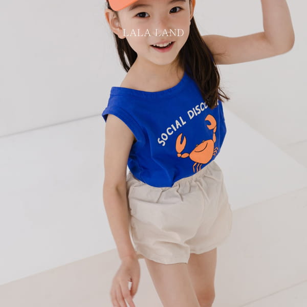 LALALAND - Korean Children Fashion - #Kfashion4kids - Blue Crab Sleeveless - 5