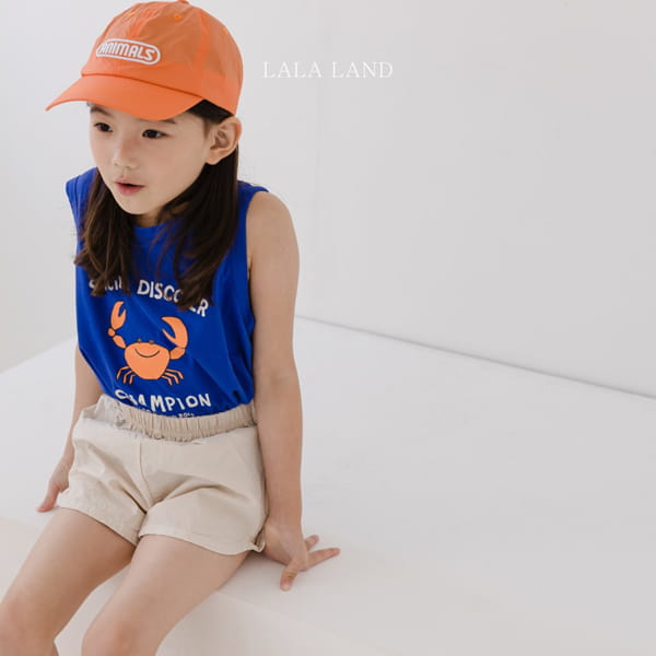 LALALAND - Korean Children Fashion - #Kfashion4kids - Blue Crab Sleeveless - 6