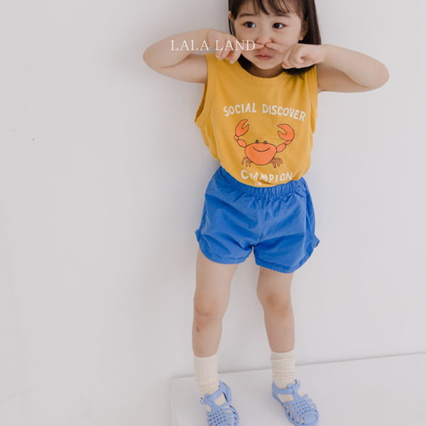 LALALAND - Korean Children Fashion - #Kfashion4kids - Blue Crab Sleeveless - 8
