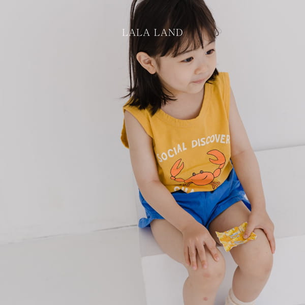 LALALAND - Korean Children Fashion - #Kfashion4kids - Blue Crab Sleeveless - 9