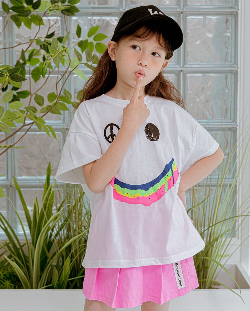 LILAS - Korean Children Fashion - #Kfashion4kids - Bora Smile Tee